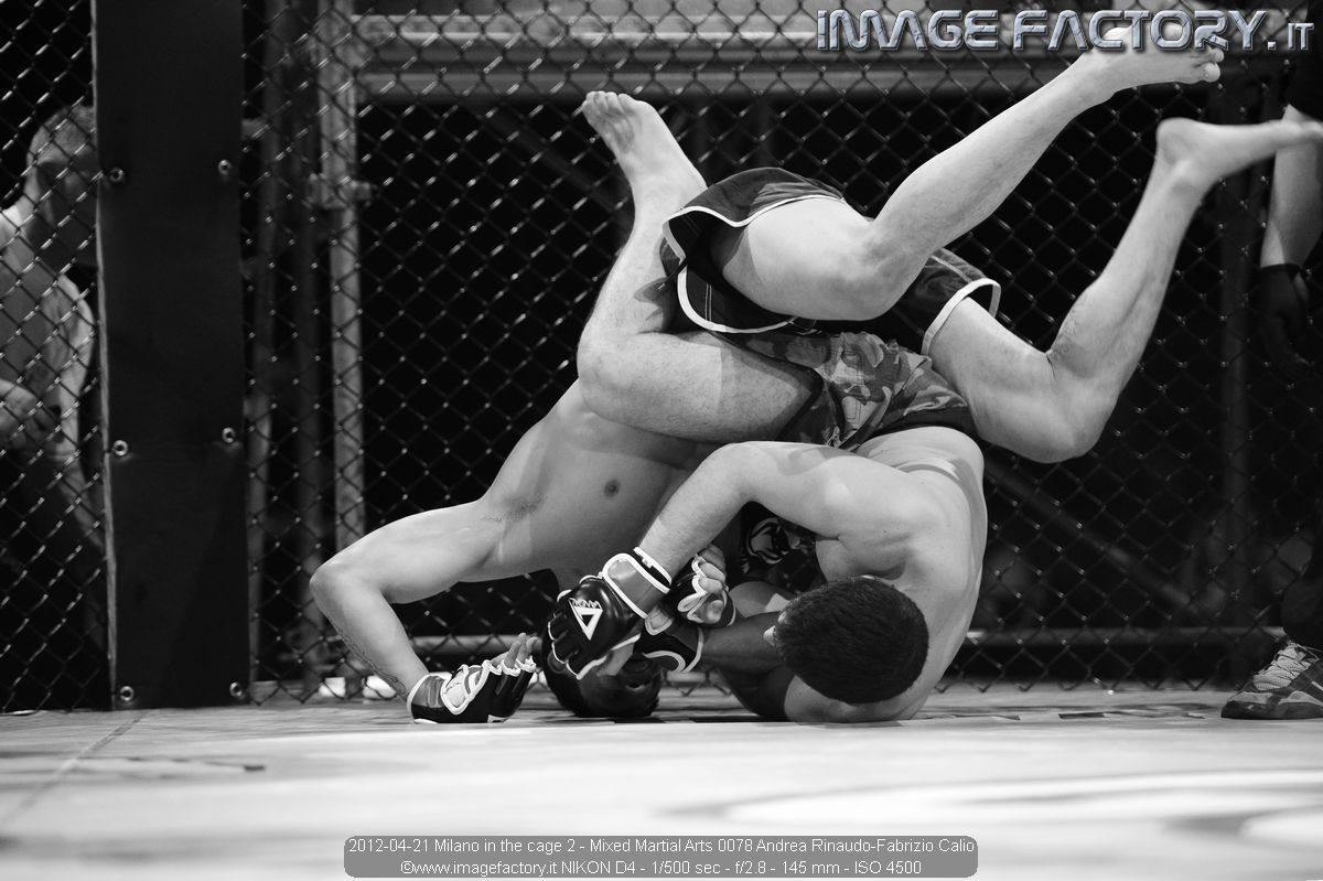 2012-04-21 Milano in the cage 2 - Mixed Martial Arts 0078 Andrea Rinaudo-Fabrizio Calio